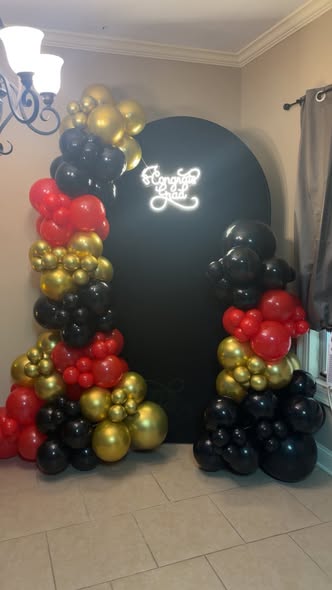 Graduation photo backdrop